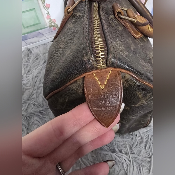 Louis Vuitton Signiture Monogram Speedy 30 (EUC)(TH0031)(2001)(COA) - Picture 4 of 13